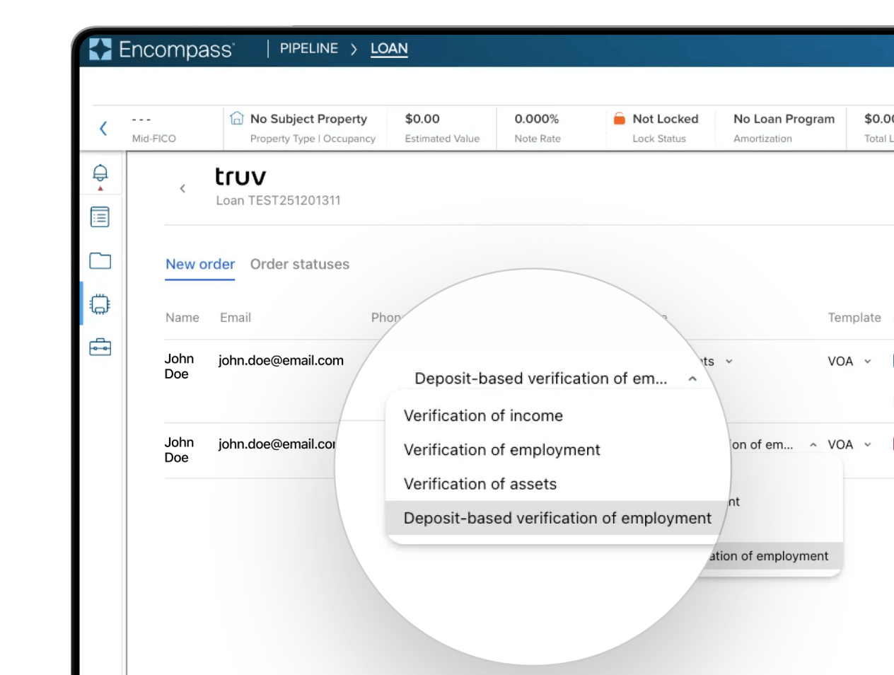 Deploy Orders in the LOS