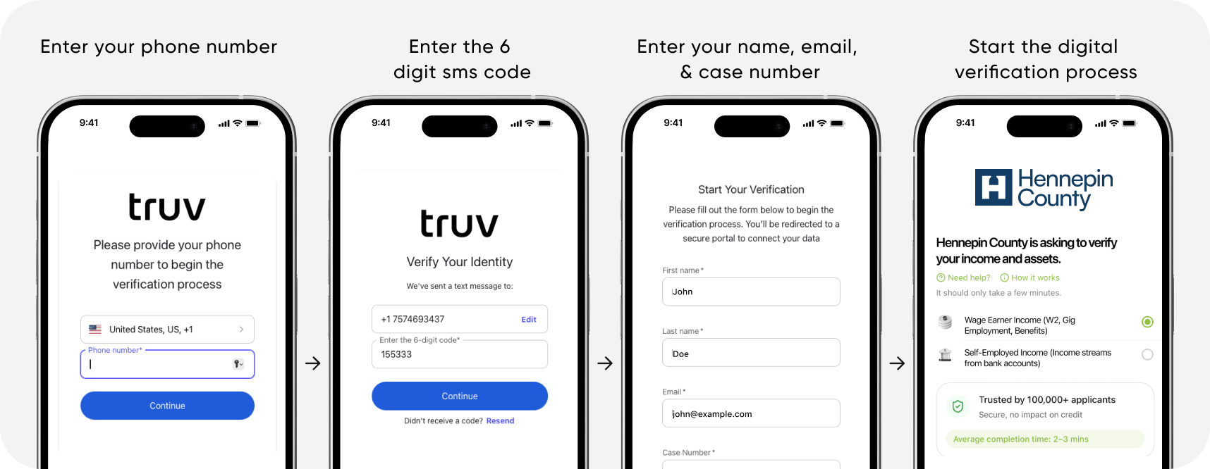 Verify by Clicking the Truv Link