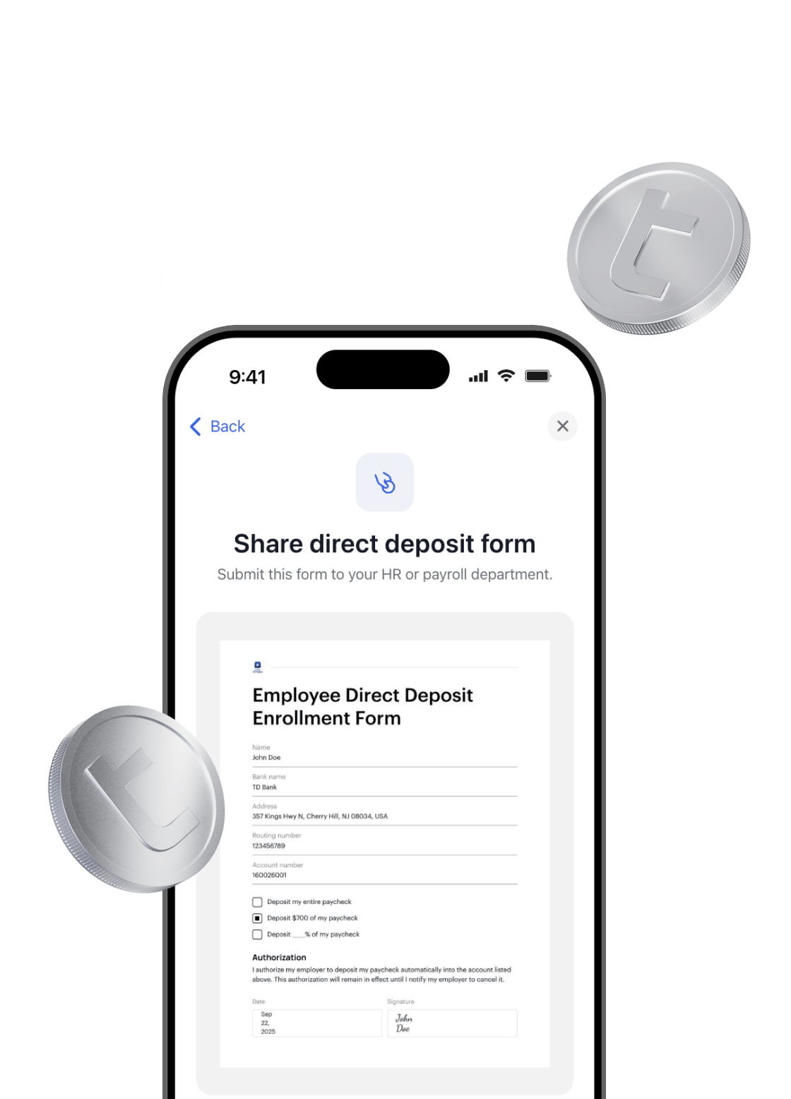 HR form fallback for switching coverage