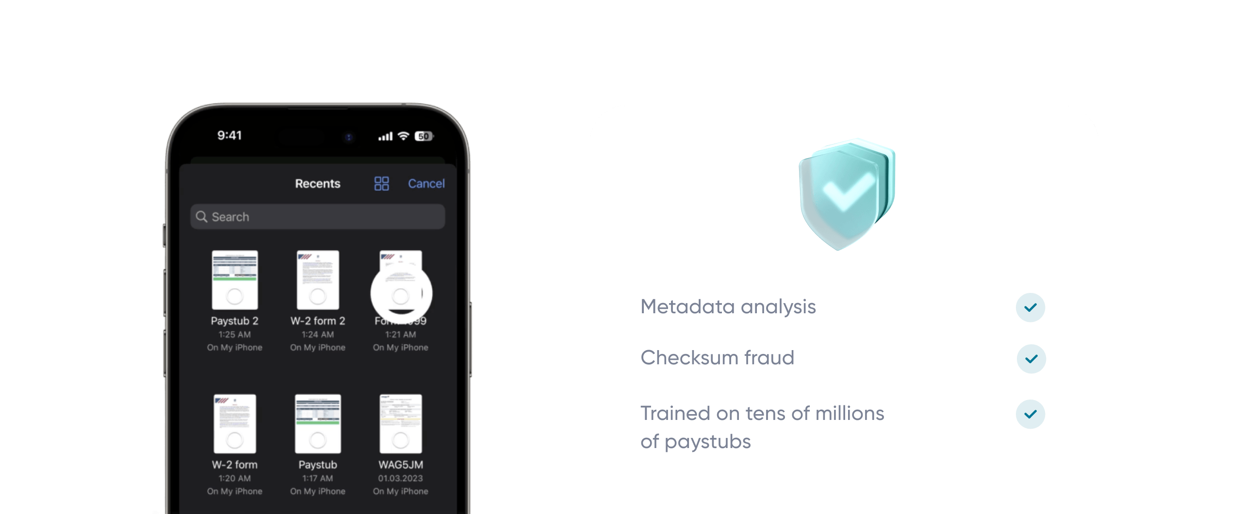 Detect fraud