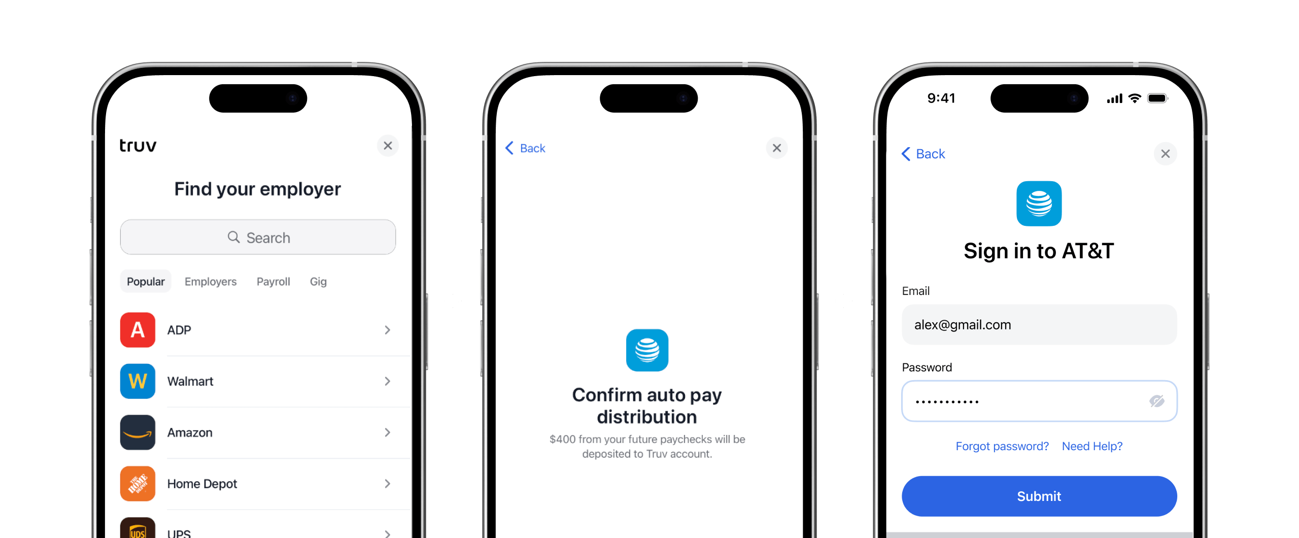 Payment set-up