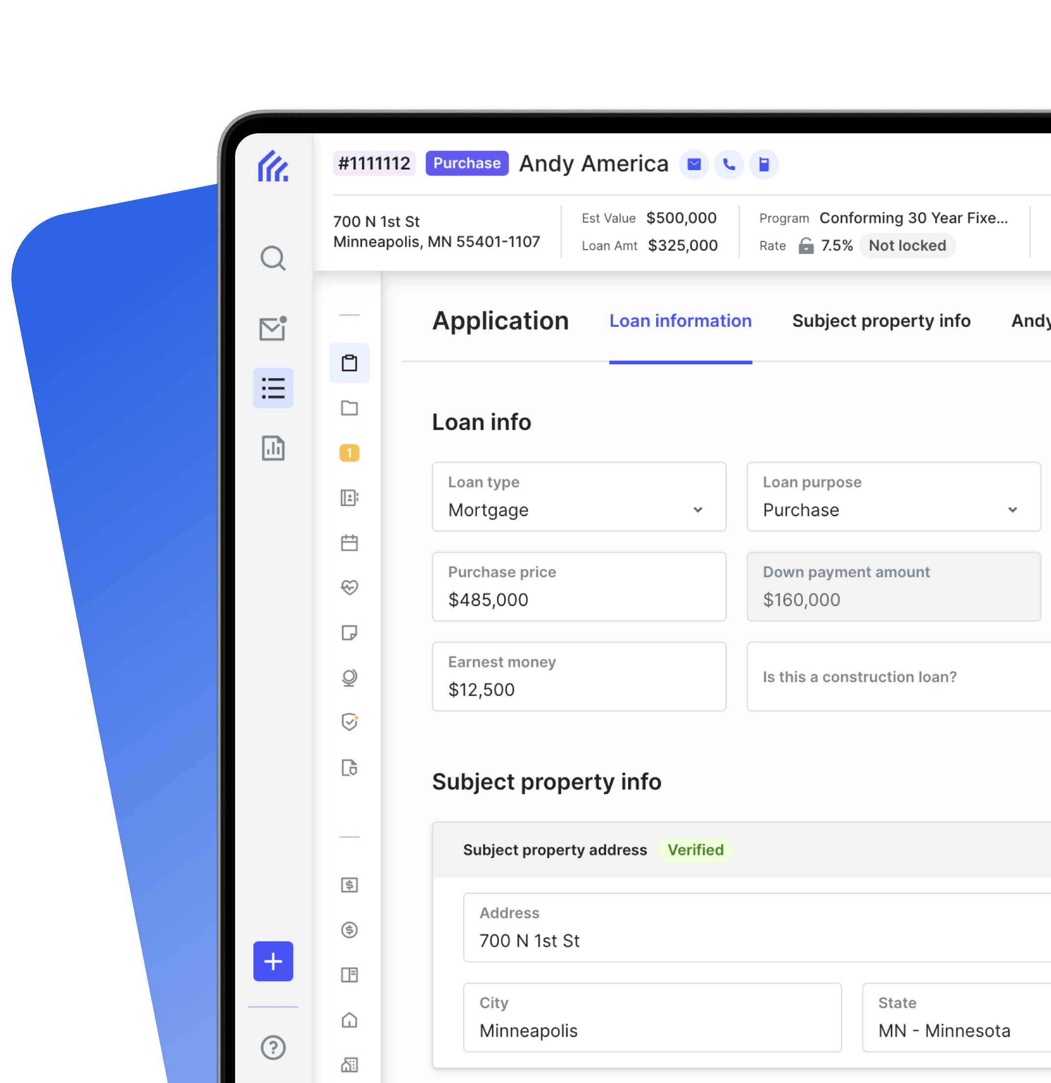 Vesta loan file with Truv verifications
